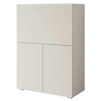 SEKRETÁR VERA 90 - sivá/kašmírová, Design, kompozitné drevo/plast (90/125,1/42cm) - P & B