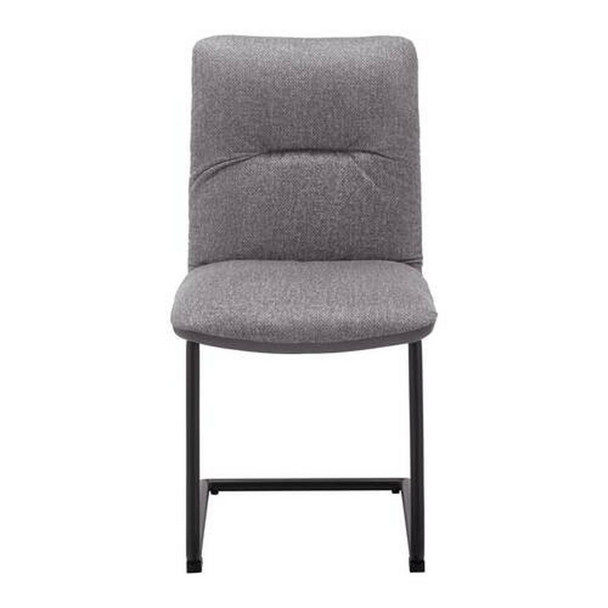 Židle SARAH šedá - černá/světle šedá, Moderní, kov/dřevo (49/88/59cm) - Bessagi Home