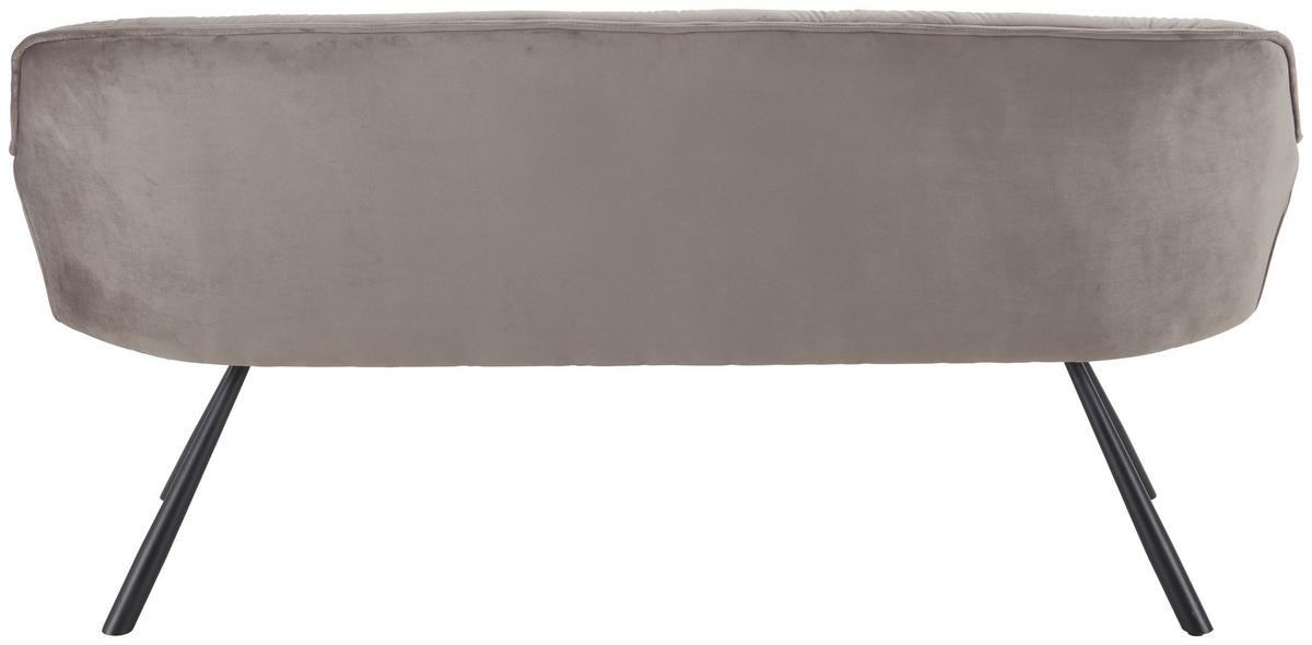 SEDACÍ LAVICE EILEEN - šedá/černá, Moderní, kov/textil (171/88/65cm) - Premium Living