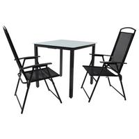 Záhradní sestava matní sklo - antracitová, Basics, kov/sklo - Gardenson