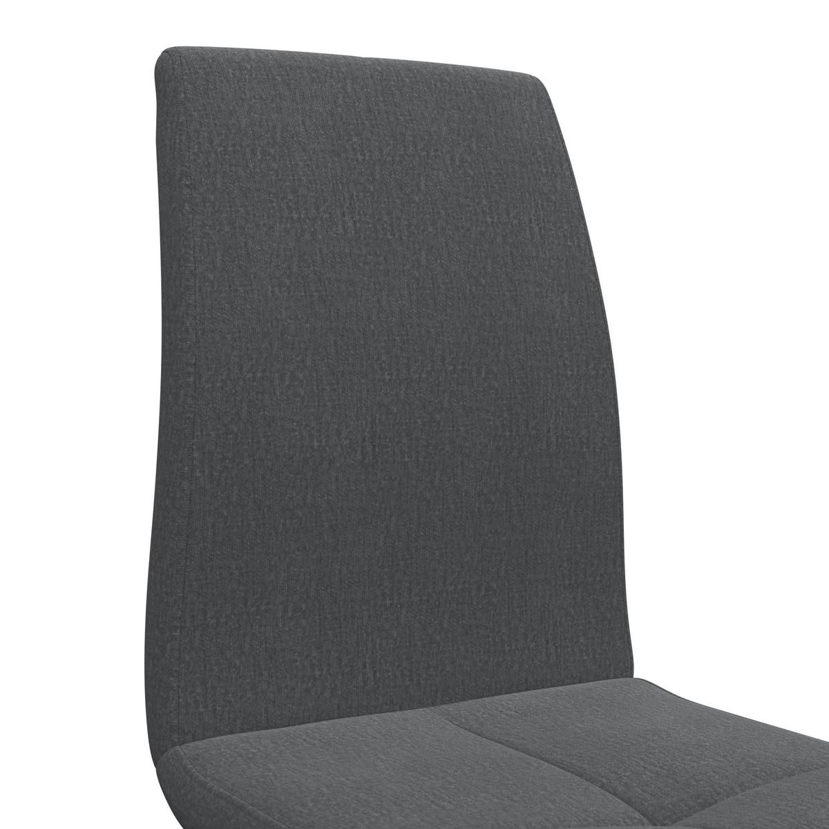 Schwingstuhl Tristan Webstoff schwarz, B: 41cm - Schwarz, MODERN, Holz/Textil (41/102/58cm) - James Wood