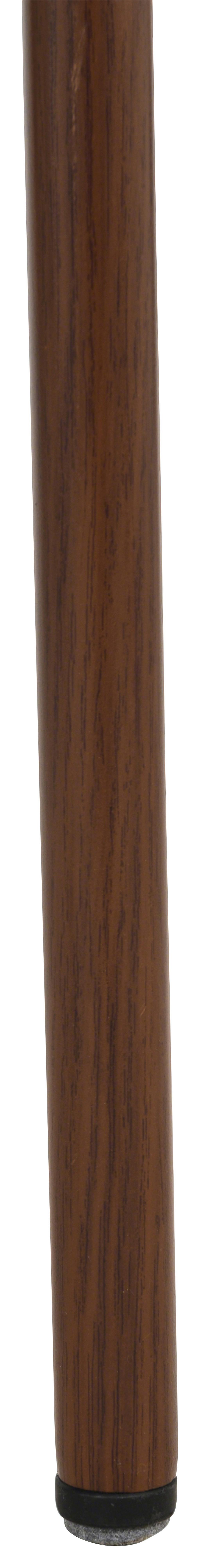 Armlehnstuhl Flora Braun/Walnussfarben B: 56 cm - Walnussfarben/Braun, MODERN, Holz/Textil (56/77/58cm) - Livetastic