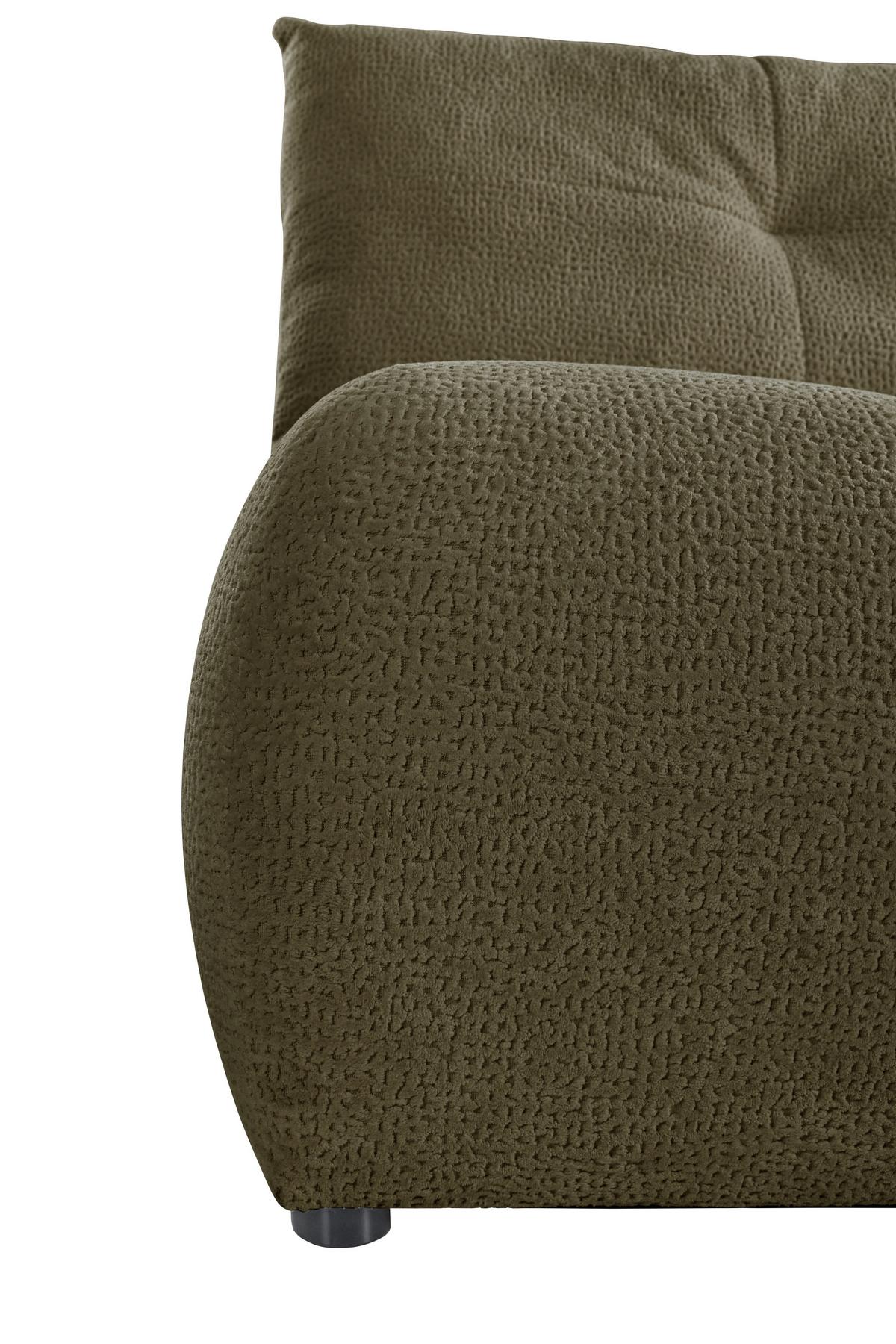 Schlafsofa Milo, Olivgrün B: 209 Cm - Creme/Schwarz, Design, Holz/Holzwerkstoff (209/100/103cm) - MID.YOU