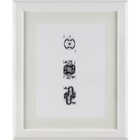 RÁM NA OBRAZY PROVENCE 40x50 cm - bílá, Romantický / Rustikální, dřevo/plast (40/50cm) - Modern Living