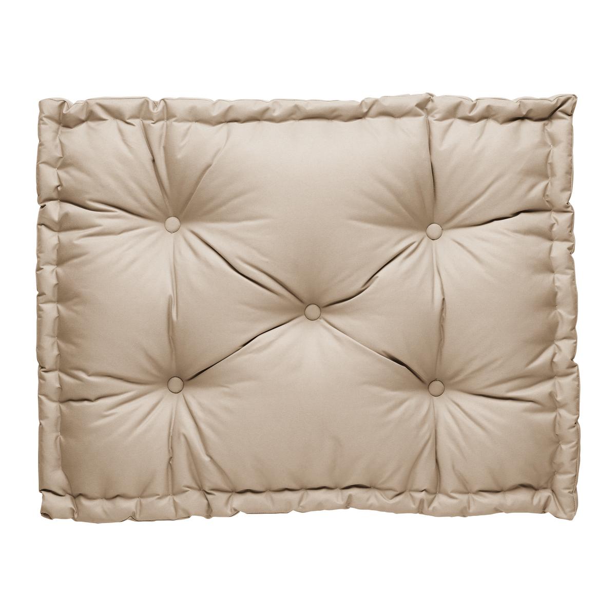 PODUŠKA NA PALETU DODO - béžová, Konvenční, textil (80/60/12cm) - Mömax