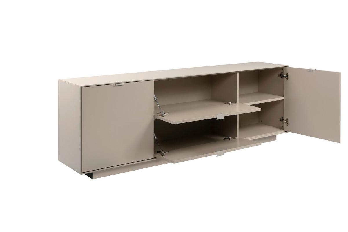 Kommode Sivas B: 185 cm Sandfarben - Sandfarben, Design, Holzwerkstoff (185/62/37,5cm) - MID.YOU