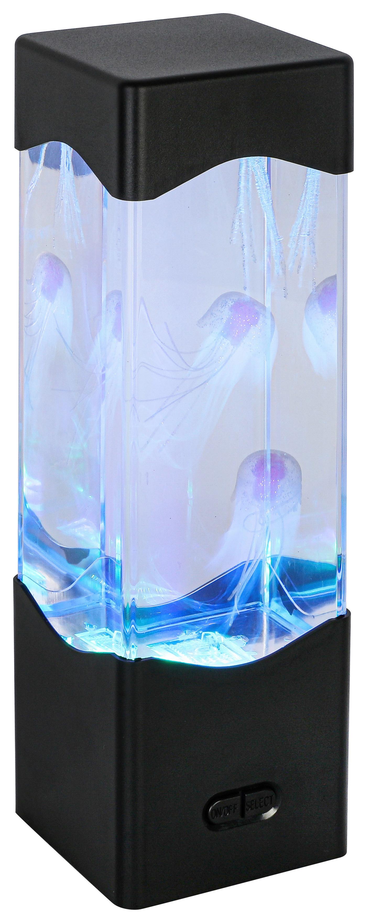 DEKORAČNÍ LED SVÍTIDLO QUALI - černá/průhledné, Moderní, plast (7,5/7,5/23,3cm) - Mömax