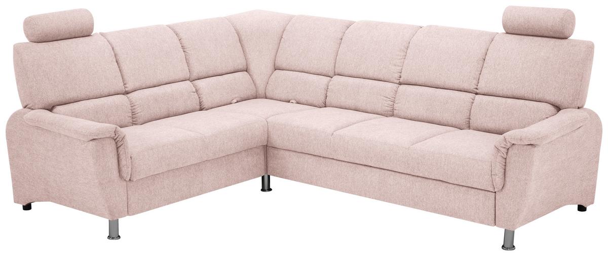 Sedačka MARSYLIA, levá, růžová - růžová, Design (219/270cm) - MID.YOU