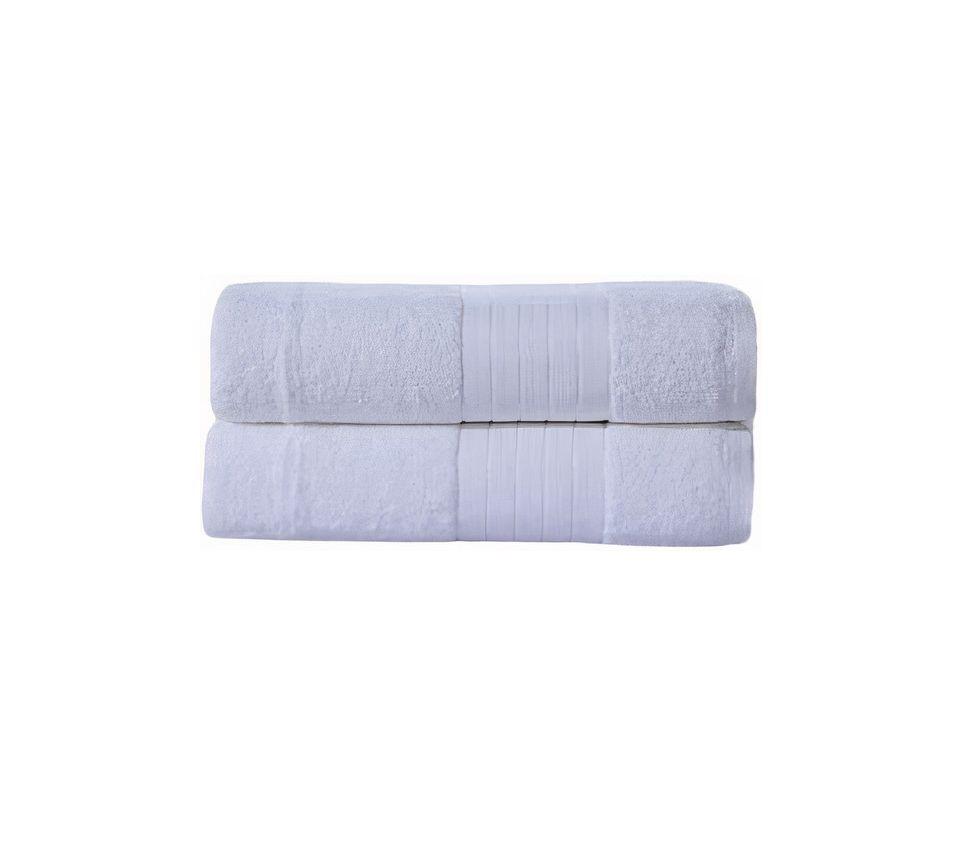 Sada 2ks Bílých Ručníků Ze 100% Bavlny - bílá, Konvenční, textil (70/140cm) - MID.YOU