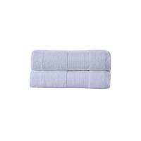 Handtuch Cotton Baumwolle 500 G/m2 Weiß 70x140 Cm 2er-Set - Weiß, KONVENTIONELL, Textil (70/140cm) - MID.YOU