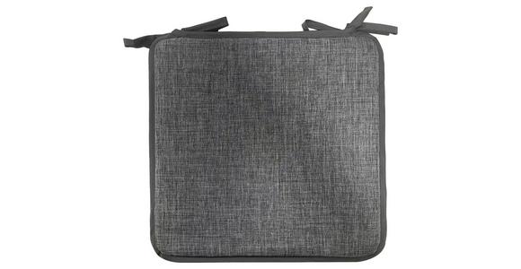 Sitzkissen Xenia - 4er Pack - Anthrazit, MODERN, Textil (36/36/2cm) - Luca Bessoni