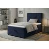 Boxbett Paros 100 100x200 Blau - Blau/Schwarz, MODERN, Holzwerkstoff/Textil (100/200cm) - MID.YOU