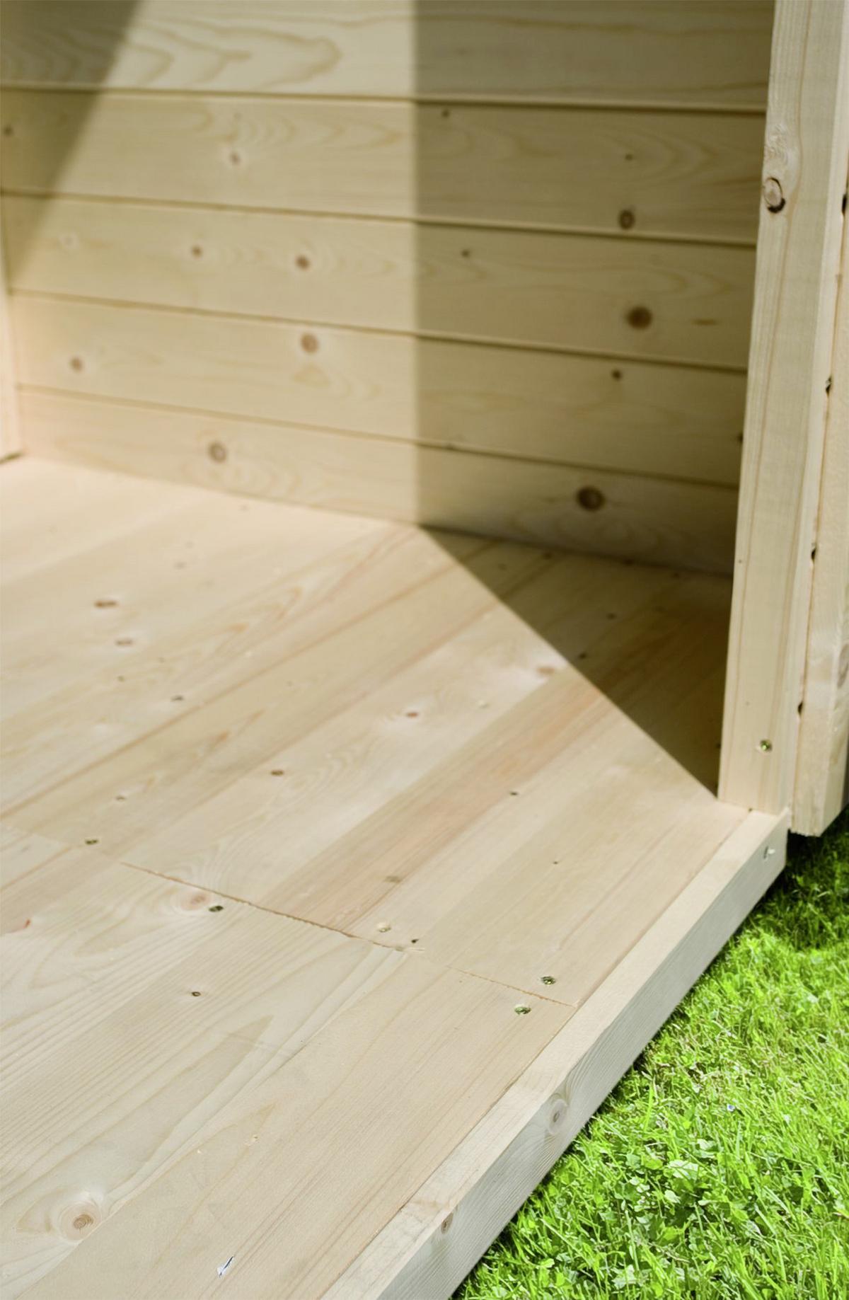 Gartenhaus Lbh: 491x217x211 Cm - Naturfarben, Basics, Holz (491/217/211cm) - Karibu