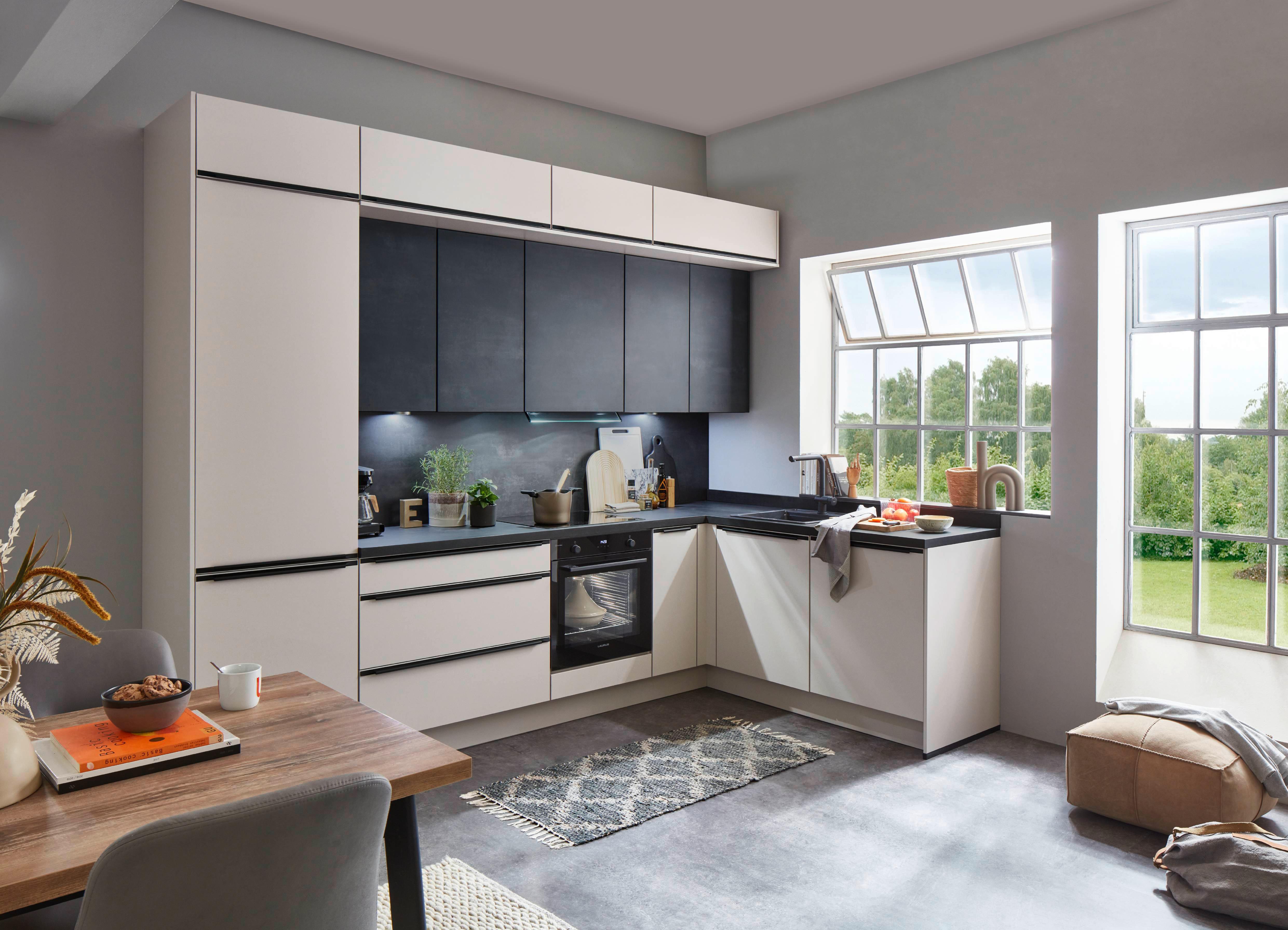 Eckküche Las Vegas - MODERN, Holzwerkstoff - Vertico