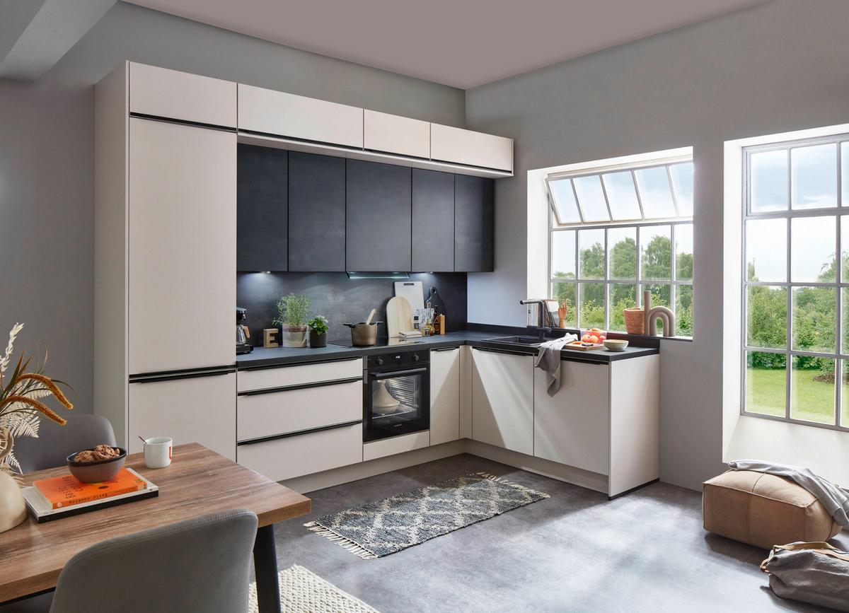 Eckküche Las Vegas - MODERN, Holzwerkstoff - Vertico