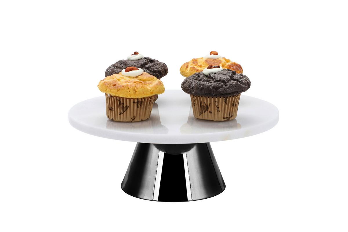 PODNOS NA DORT EW-TP-3004S - černá, Basics, kov/kámen (30cm) - Echtwerk