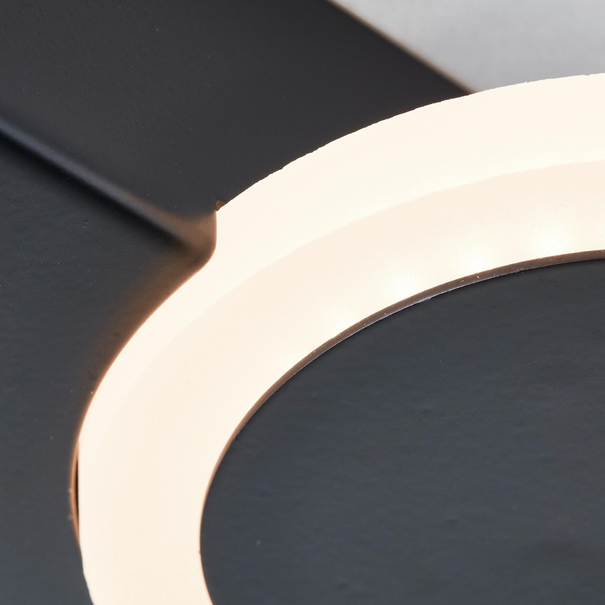 LED-Strahler Meriza 3-Flammig verstellbar L: 70 cm - Schwarz, Design, Kunststoff/Metall (16/70/15cm) - Brilliant