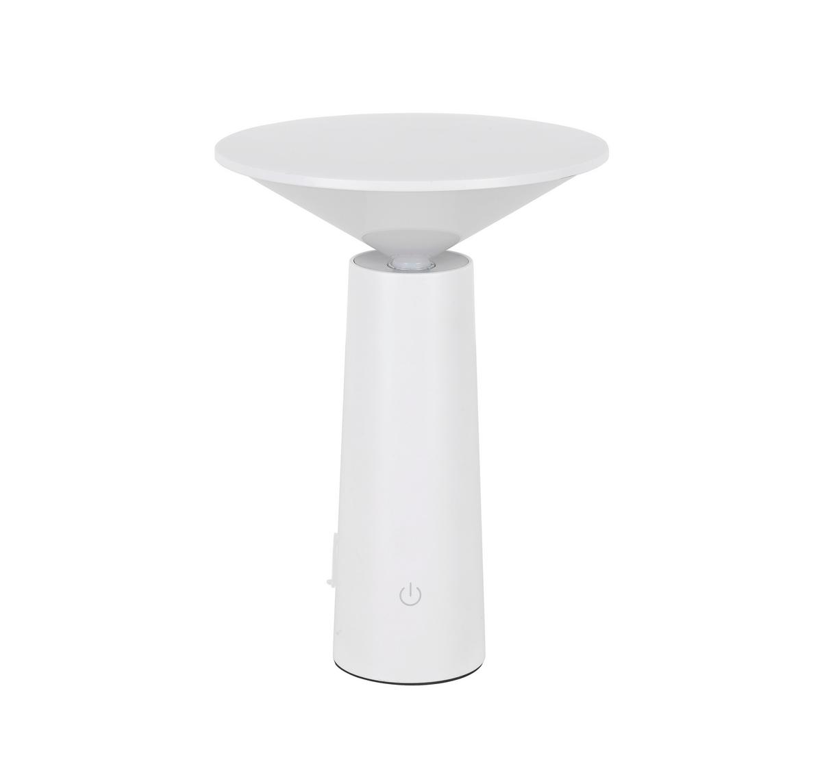 Venkovní LED svítidlo KOLIM, P/V: 14/19cm - bílá, Romantický / Rustikální, plast (14cm) - Modern Living