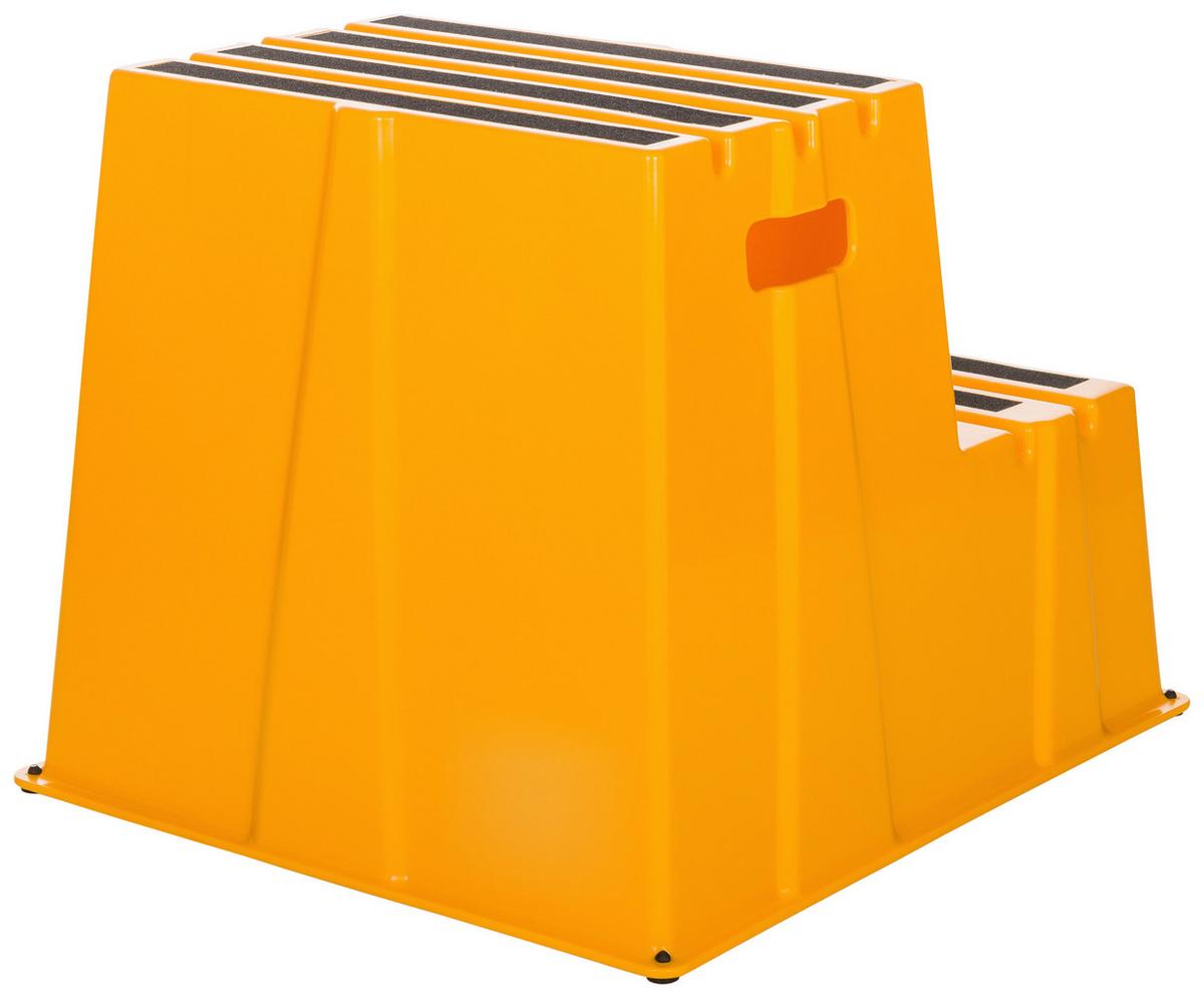 Tritthocker Tio-E2 - Gelb, Basics, Kunststoff (57/51/65cm) - MID.YOU