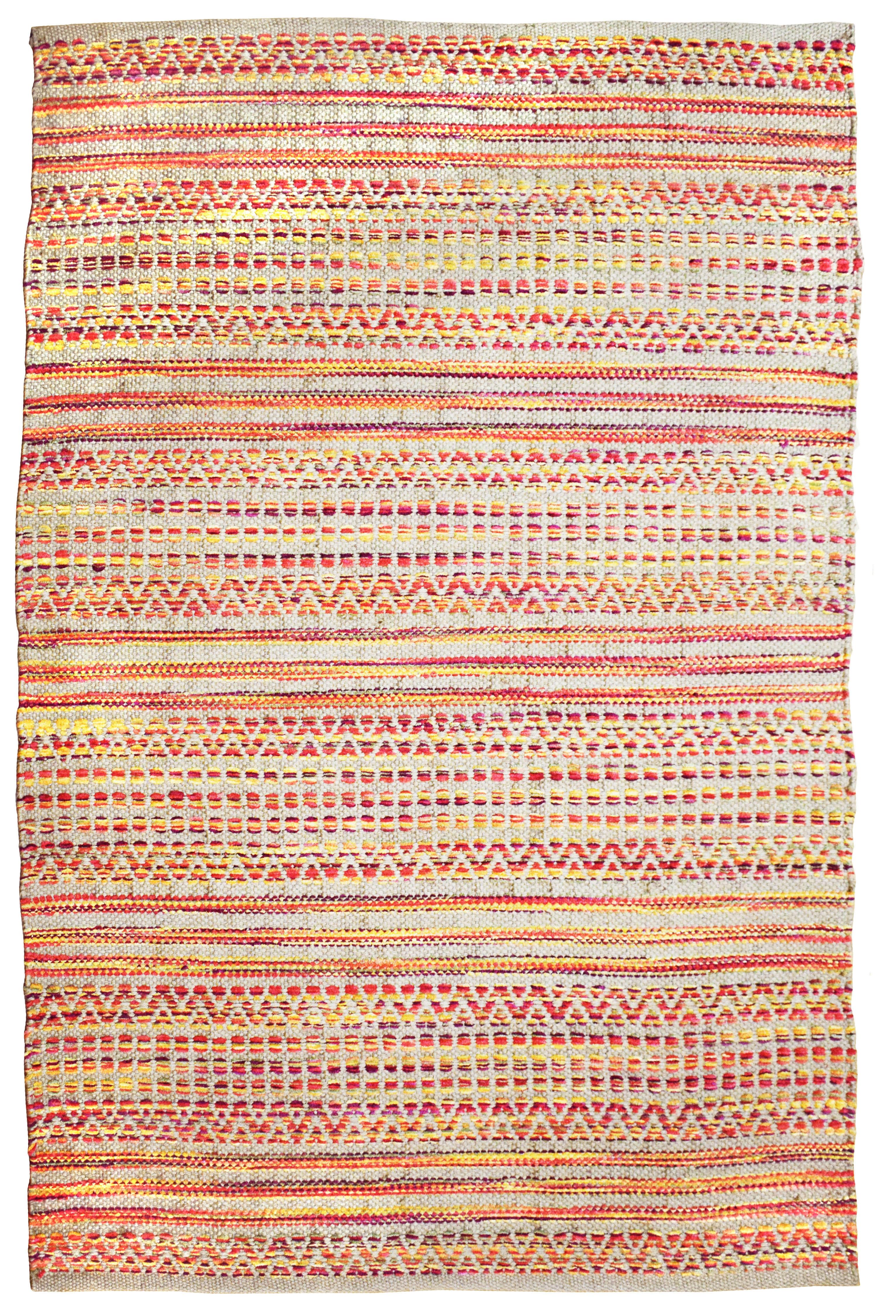 Juteteppich Rot Sienna 120x170 cm - Rot, Basics, Textil (120/170cm) - Kayoom