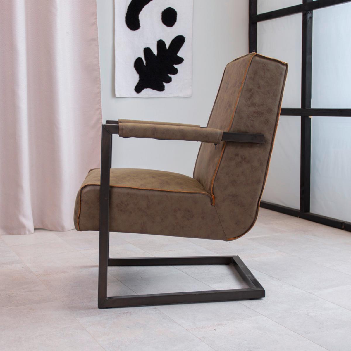 Sessel Tyler Grün, B: 62 Cm - Schwarz/Grün, MODERN, Textil (62/84/70cm) - MID.YOU