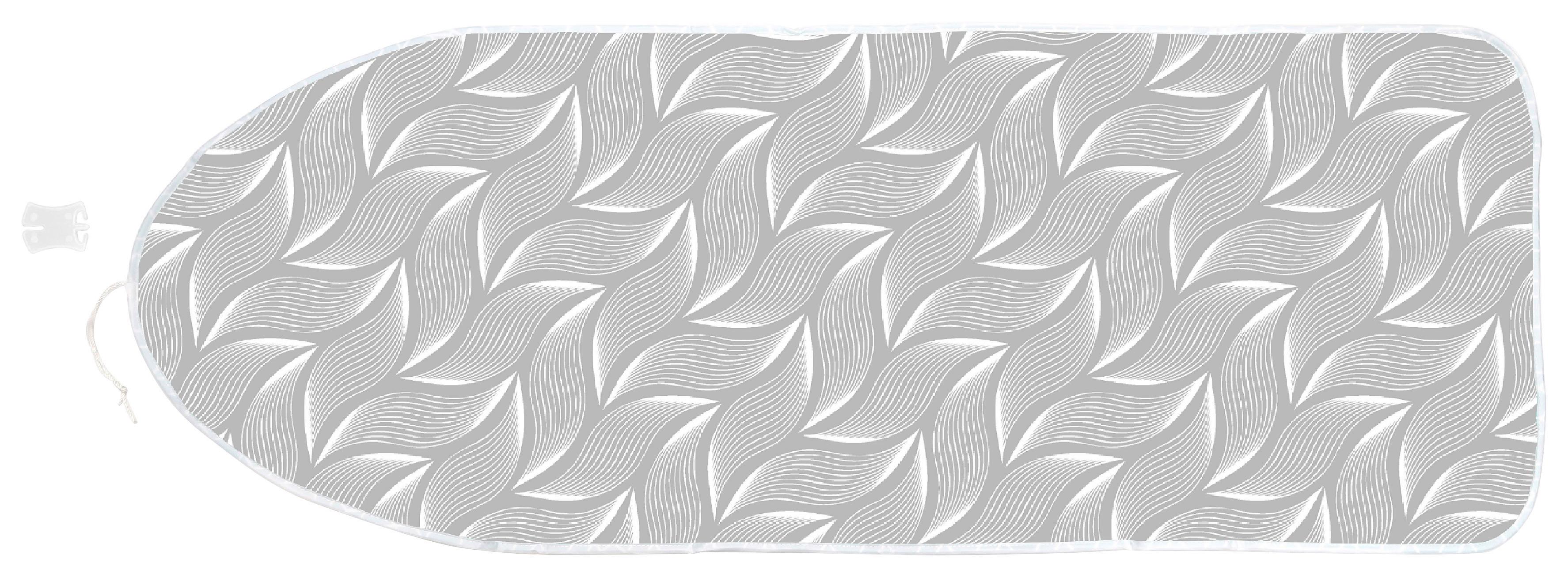 Bügelbrettbezug Anke - Grau, KONVENTIONELL, Textil (120/40/0.5cm) - Homezone