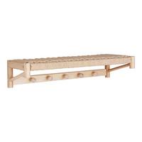 Dekowandregal Abana Naturfarben B: 78 cm - Naturfarben, Basics, Naturmaterialien/Holz (78/17/31cm)