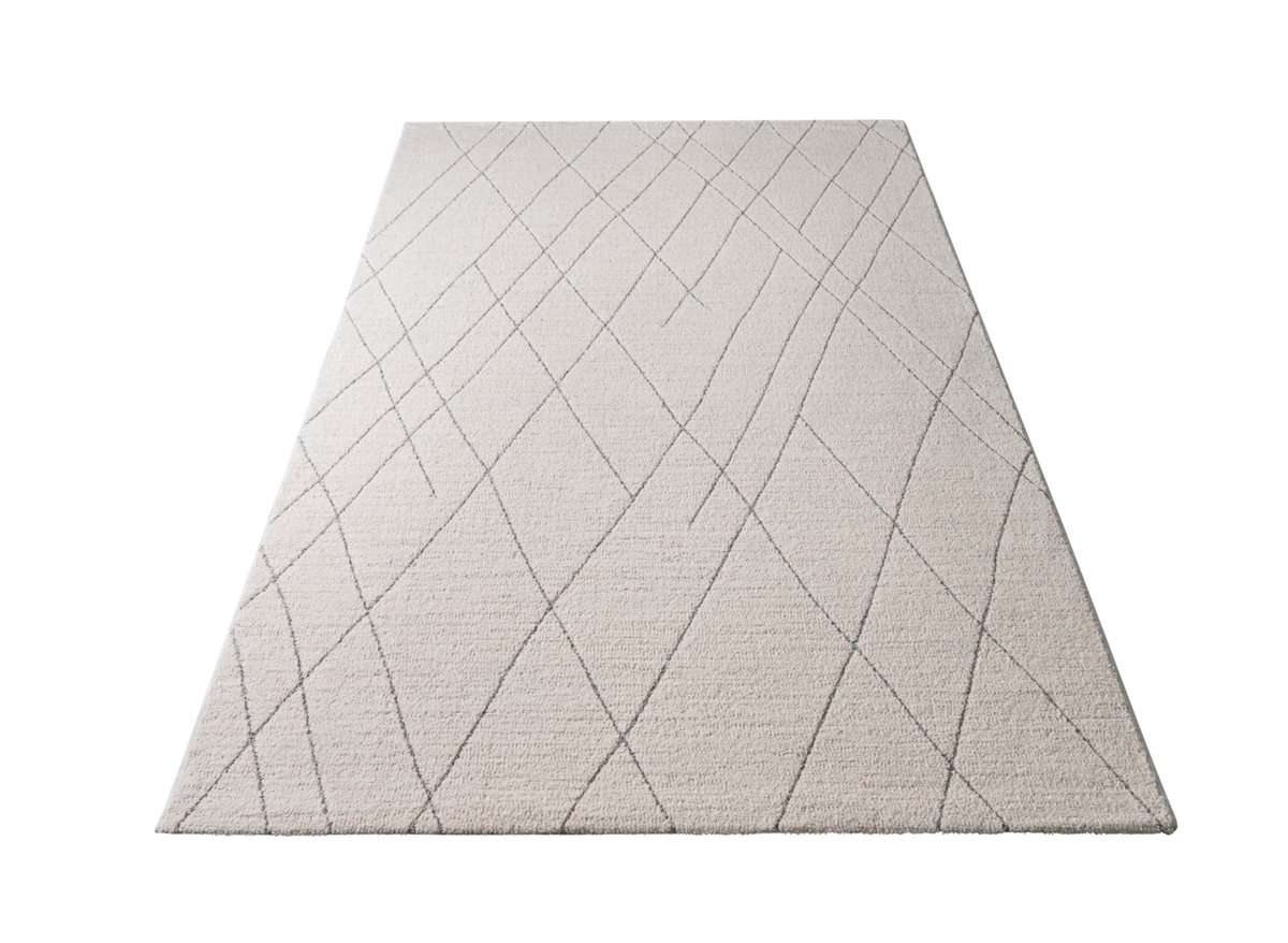 Webteppich Creme/beige Rita 80x150 Cm - Beige/Creme, ROMANTIK / LANDHAUS, Textil (80/150cm) - James Wood