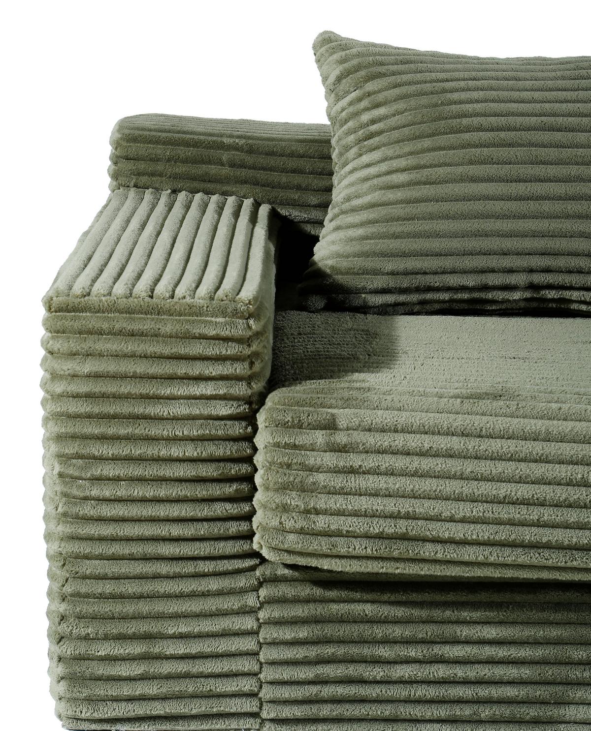 2-Sitzer-Sofa Clea Grün B: 203 cm - Grün, Design, Textil (203/60/100cm) - P & B