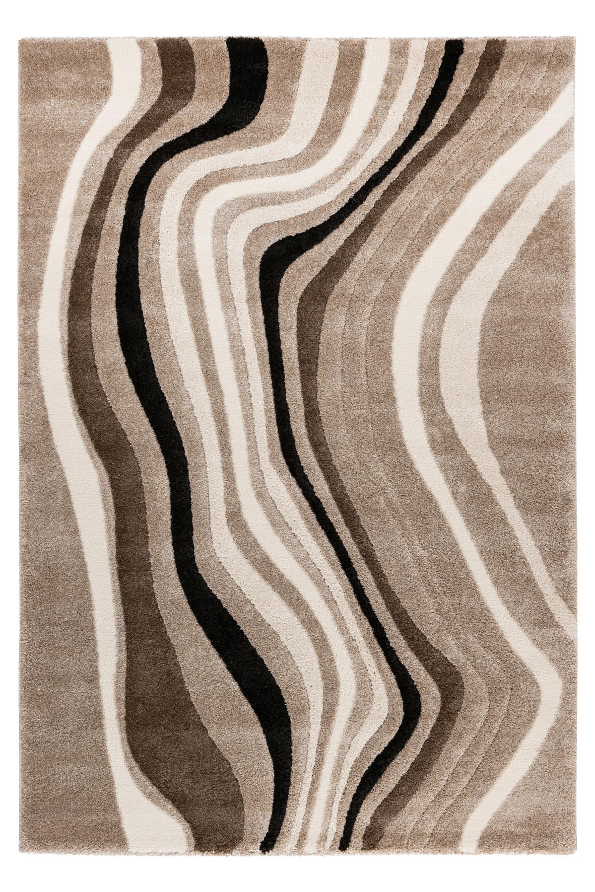 Flachwebteppich My Frisco 283 - Taupe, Basics, Textil (120/170cm) - Obsession