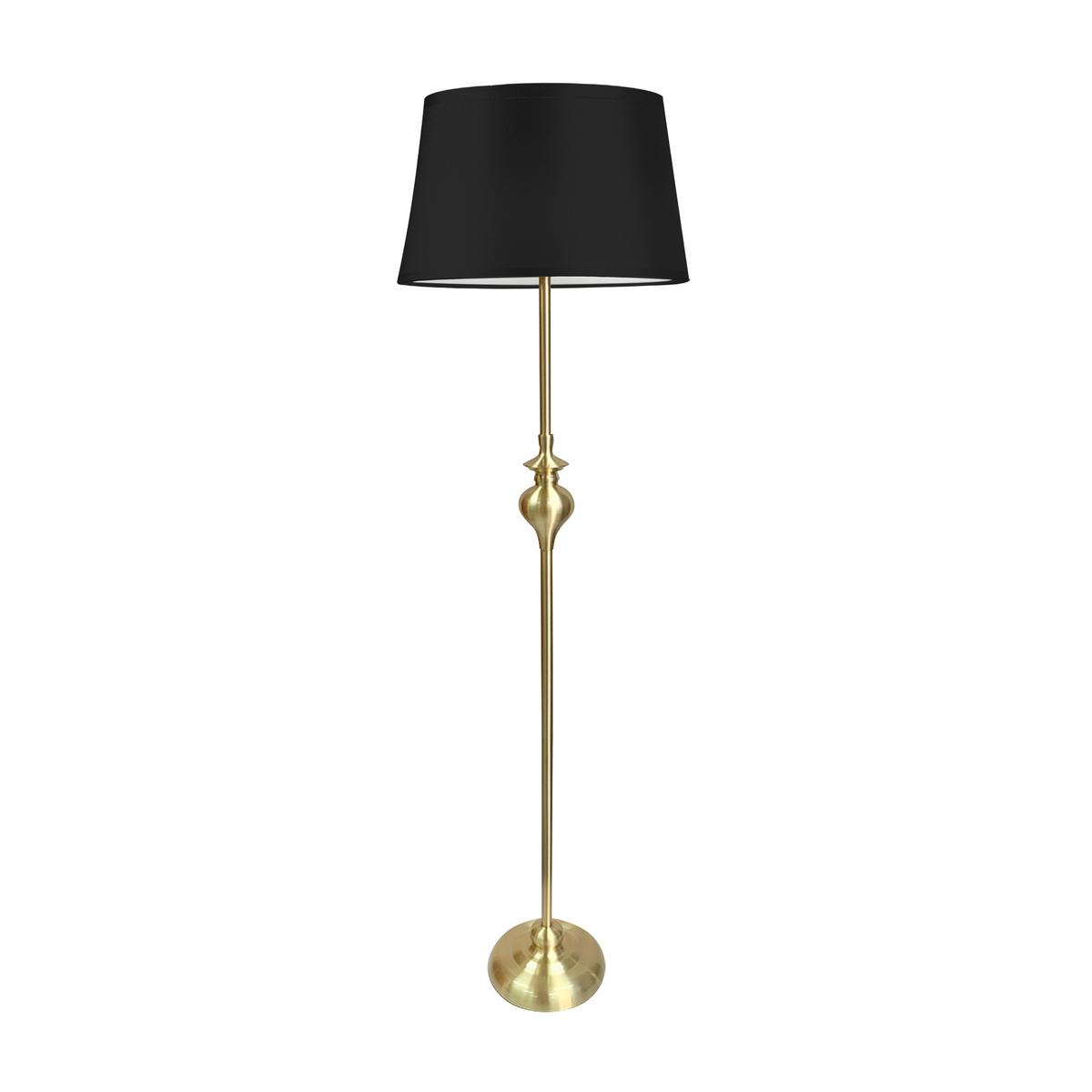 Stehleuchte Prima - Schwarz, KONVENTIONELL, Metall (35/35/135cm)