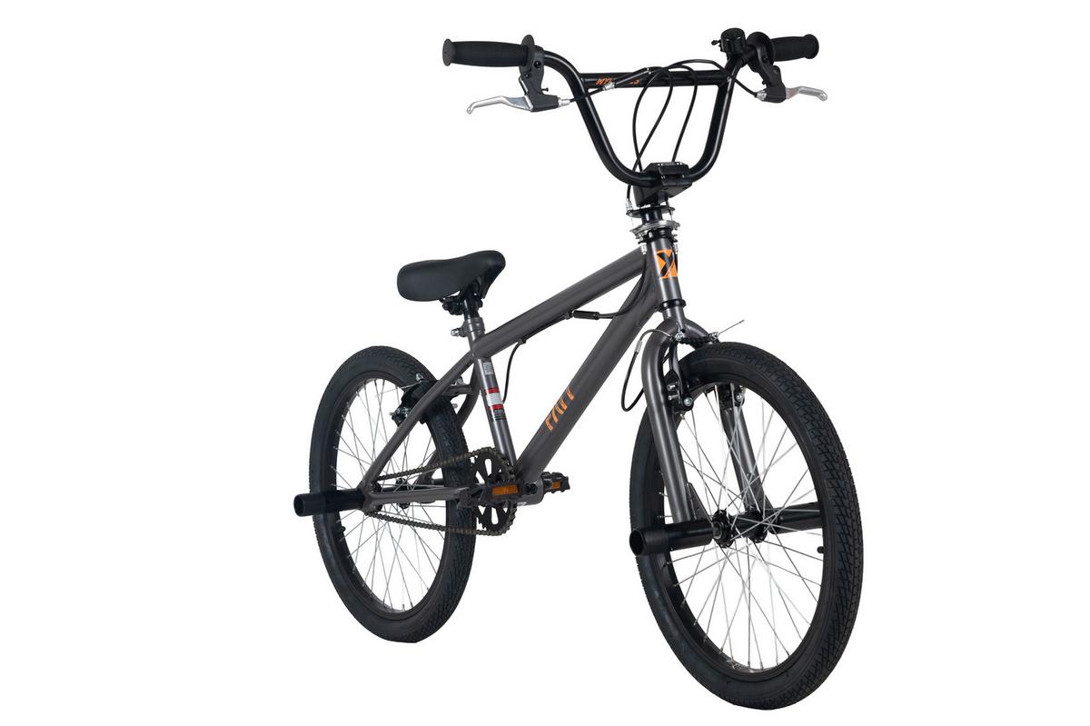 BMX Freestyle 20'' FATT grau - Grau, LIFESTYLE, Metall (25kg)
