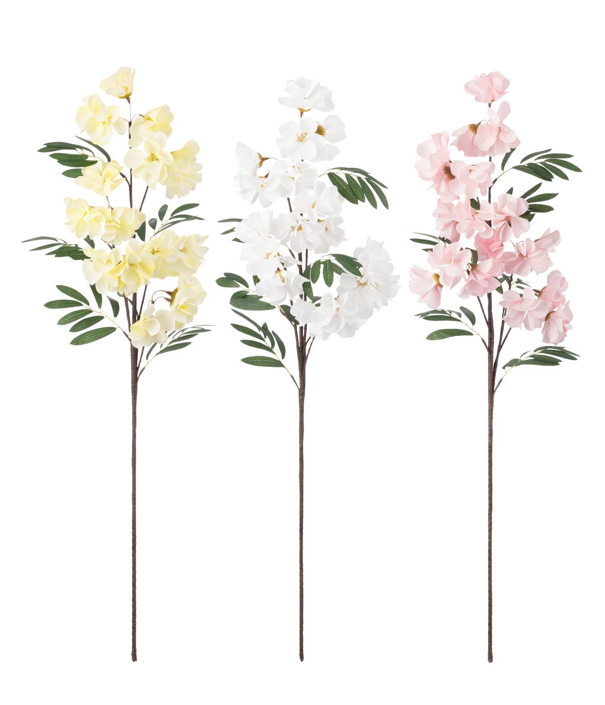 Kunstblume Ilena - Gelb/Braun, KONVENTIONELL, Papier/Kunststoff (102cm) - Luca Bessoni