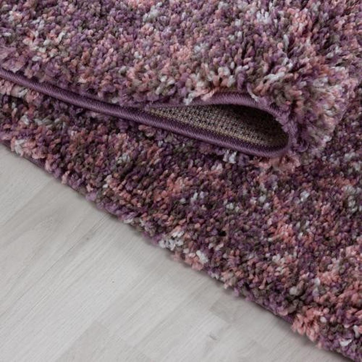 Teppich Läufer Pink Enjoy 80x250 cm - Pink, KONVENTIONELL, Textil (80/250cm)
