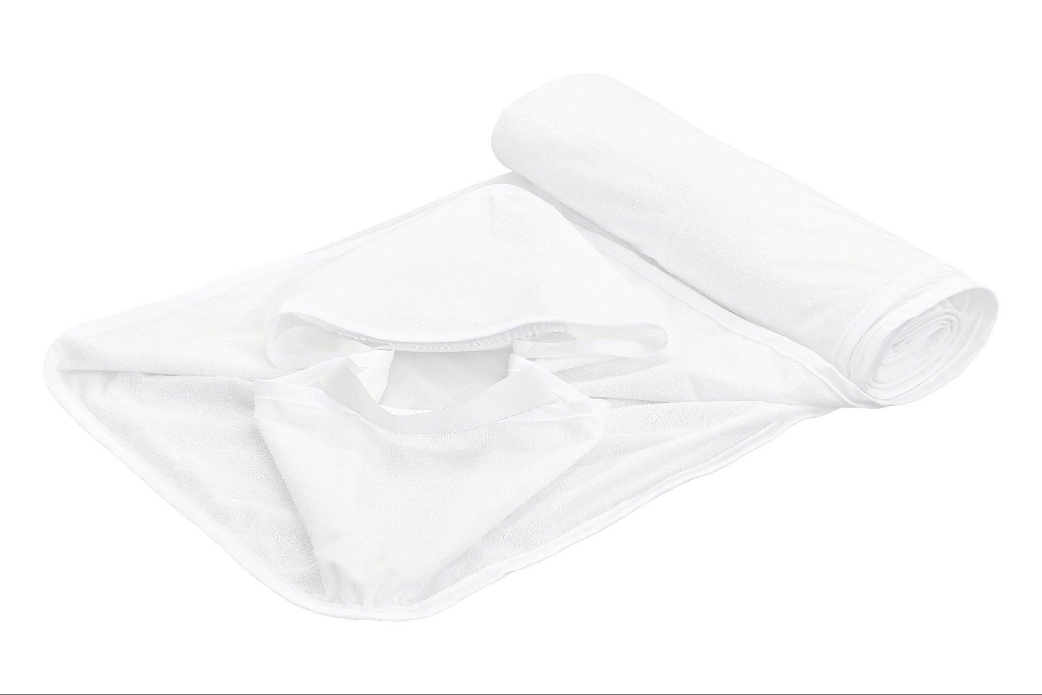 CHRÁNIČ MATRACA TROPICO PU PROTECT MOLTON 25 - biela, Modern, textil (200/90/25cm)