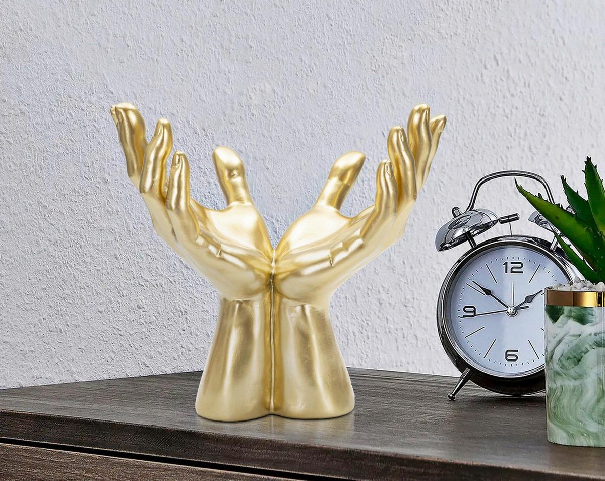 SOŠKA PEACE - barvy zlata, Basics, plast (25/24/15cm)