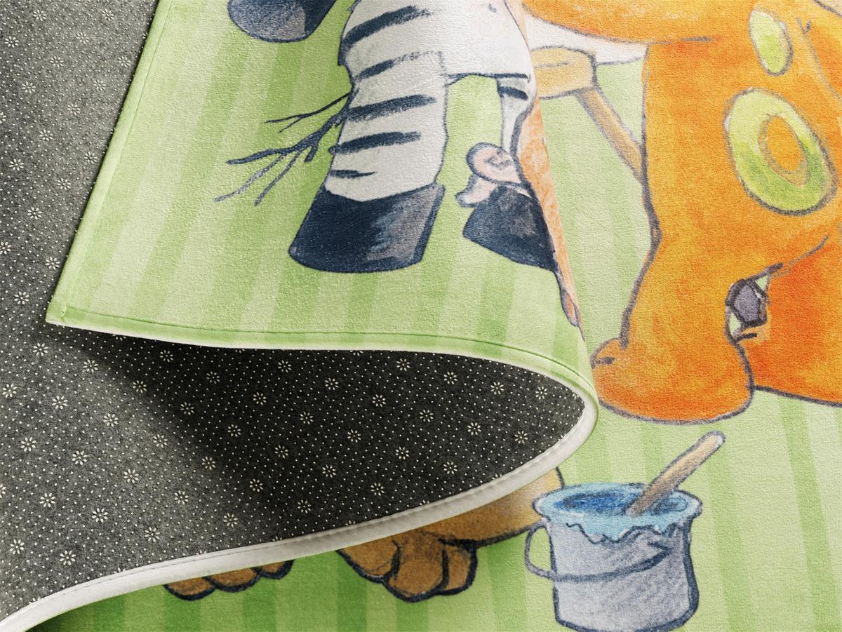 Kinderteppich Tiere Multicolor Die Lieben Sieben 100x160 Cm - Multicolor, Trend, Textil (100/160cm)