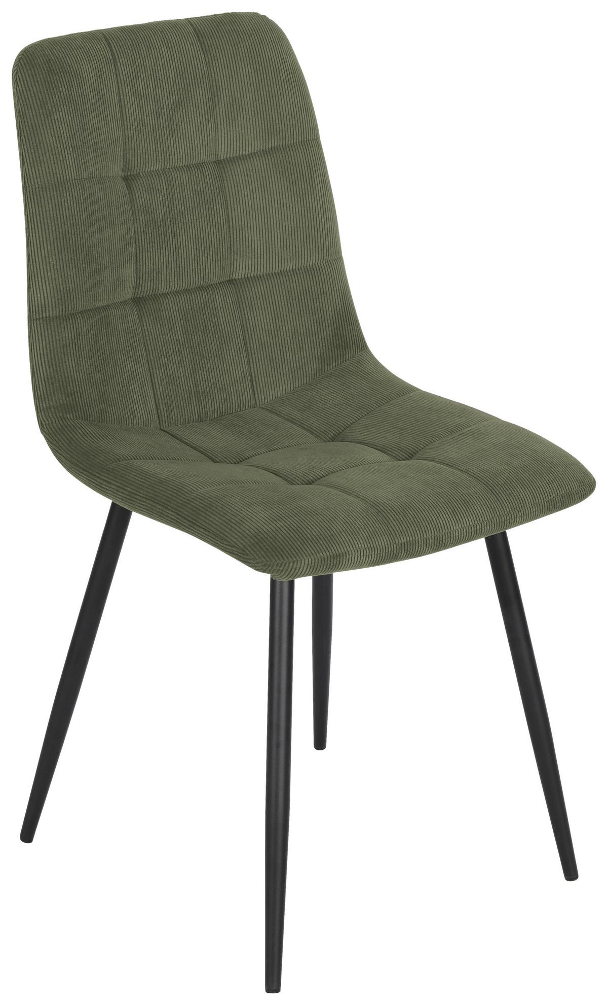 STOLIČKA NINO - čierna/zelená, Modern, kov/drevo (45/87/57cm) - Mömax