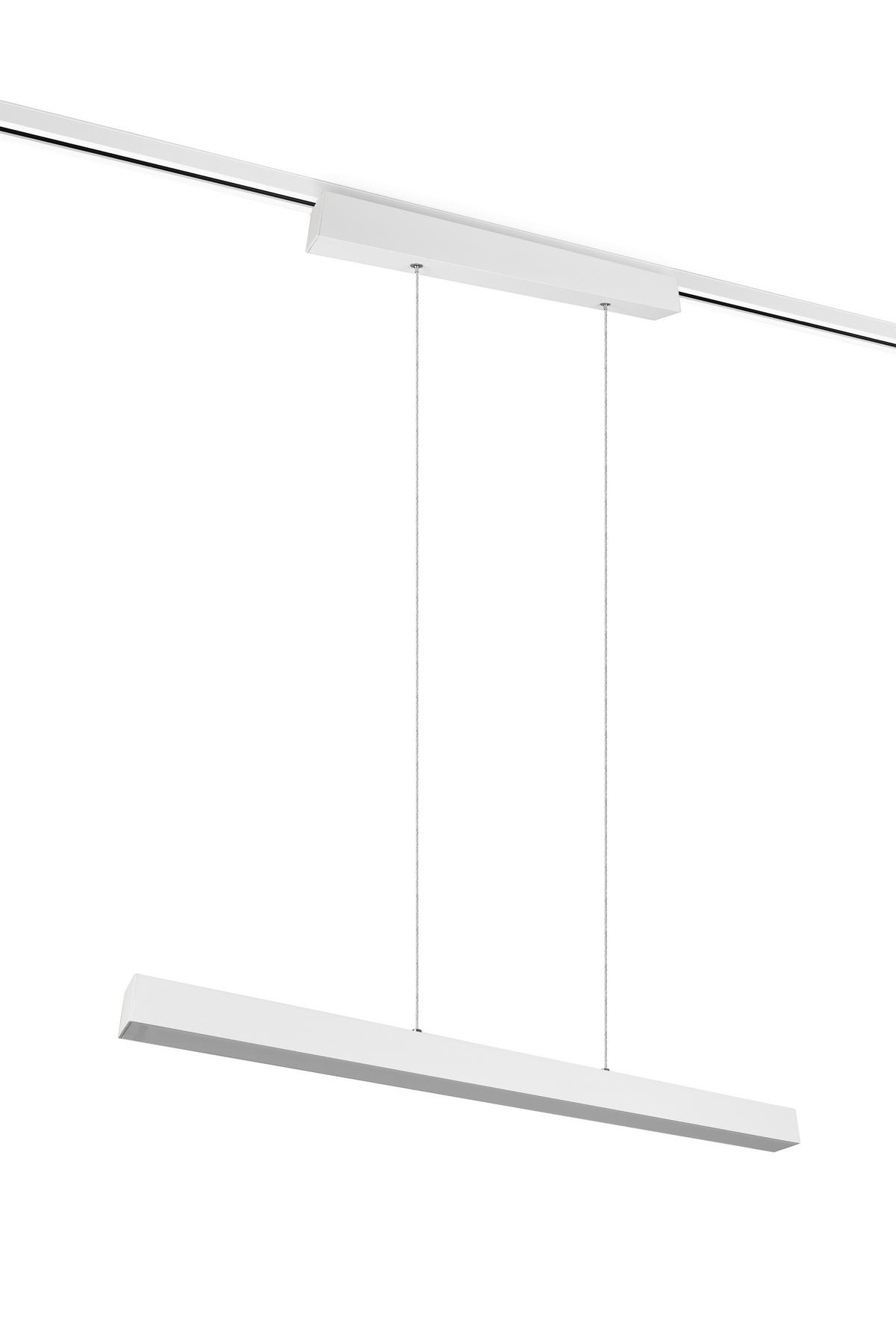 Schienensystem Duoline Hängeleuchte 73043131 Pl Paros - Weiß, Basics, Metall (90/180/5cm) - Trio Leuchten