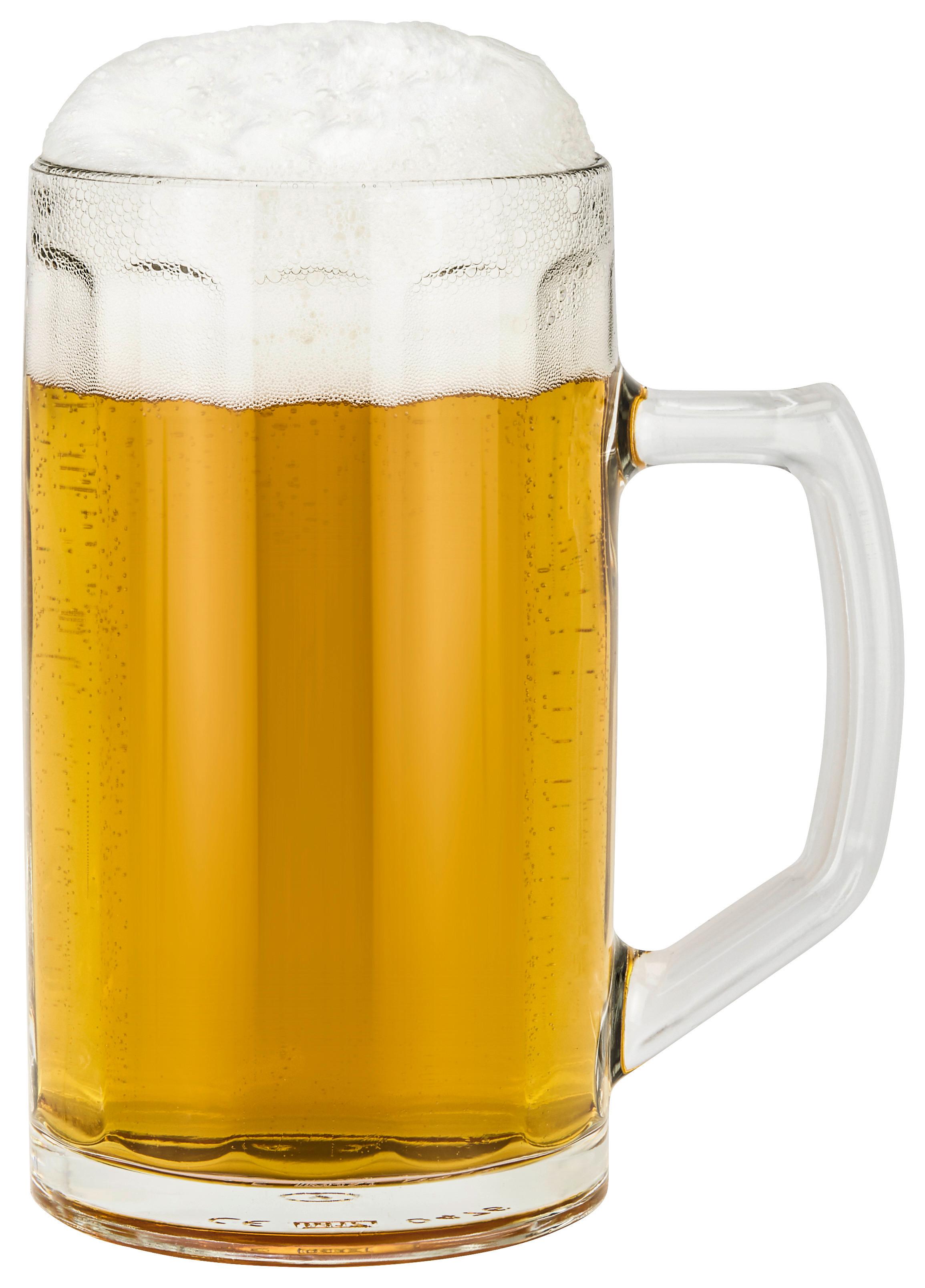 Bierglas Mit Henkel Martin, Ca. 500 Ml - Klar, KONVENTIONELL, Glas (8,5/15,9cm) - Ondega