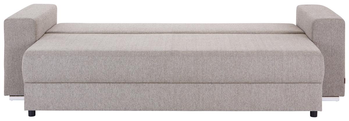 3-sitzer-sofa + Schlaffunktion Mit Armlehnen Garcia Beige - Beige, MODERN, Textil (250/84/105cm) - Ondega