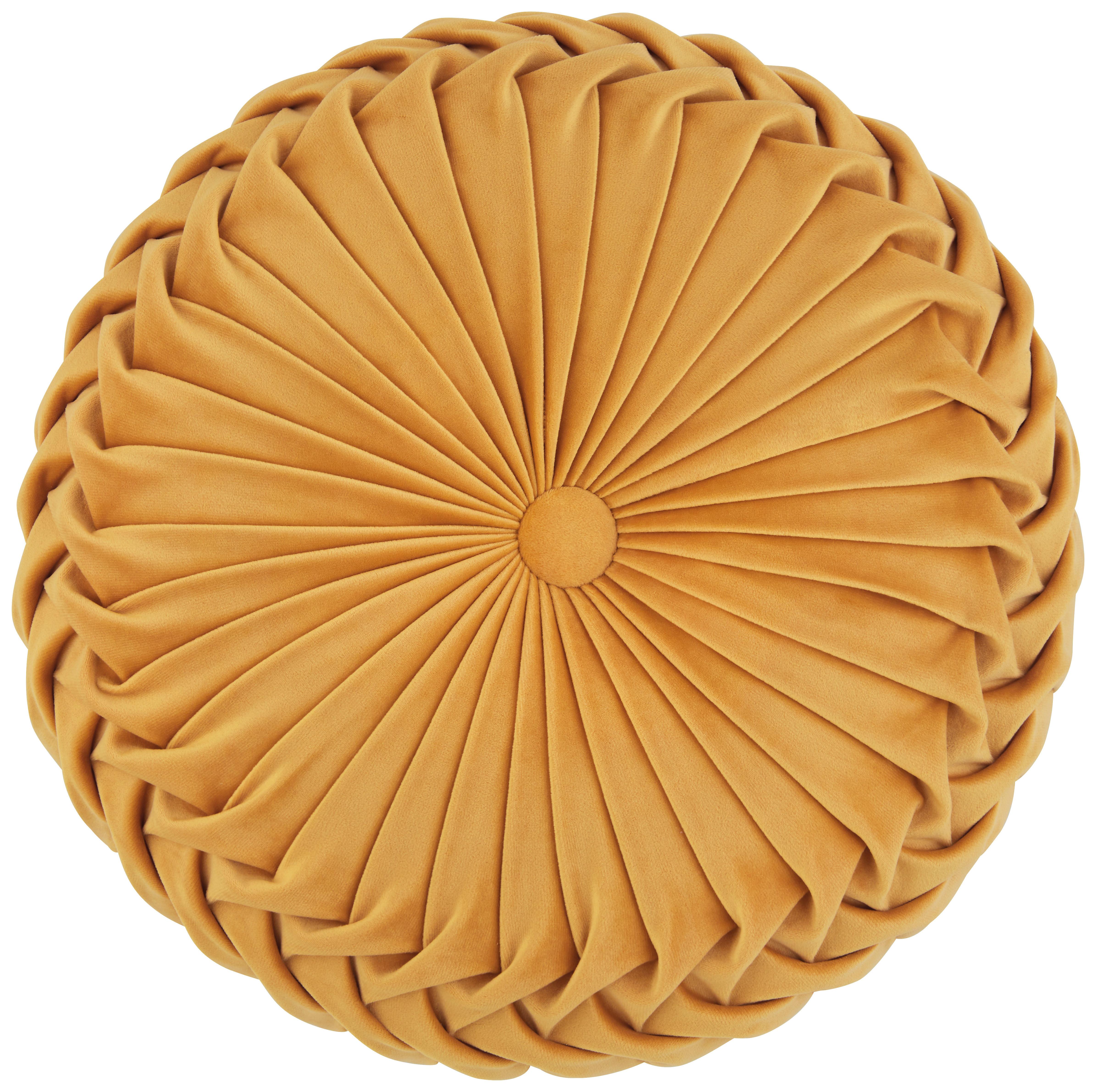 Poduška Na Sedenie Fiona, 40/13cm, Žltá - žltá, Trend, textil (40/13cm) - Modern Living