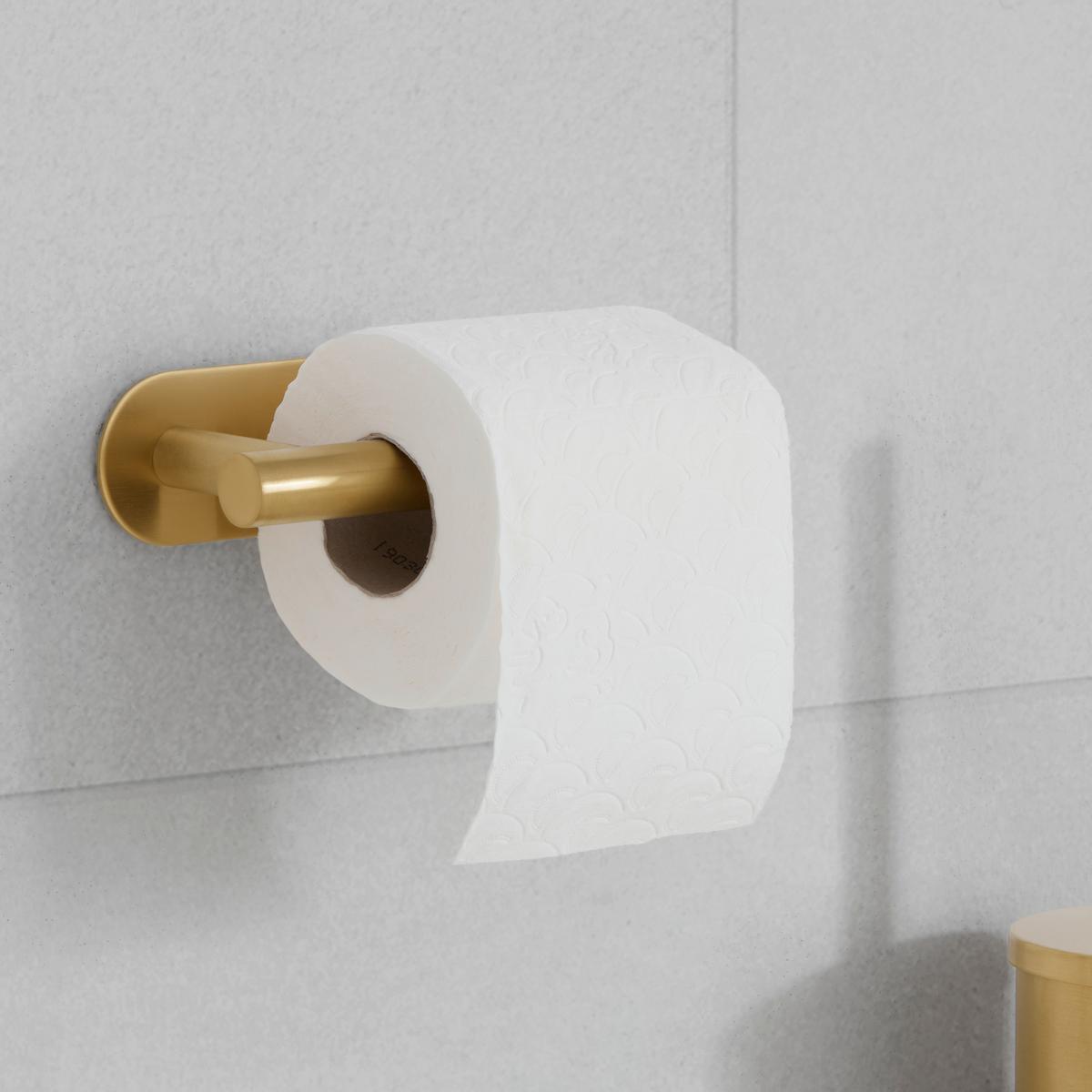 Držiak na toaletný papier TURBO-LOC -SB- - zlatá, Lifestyle, kov (16/4,5/7cm) - Mömax