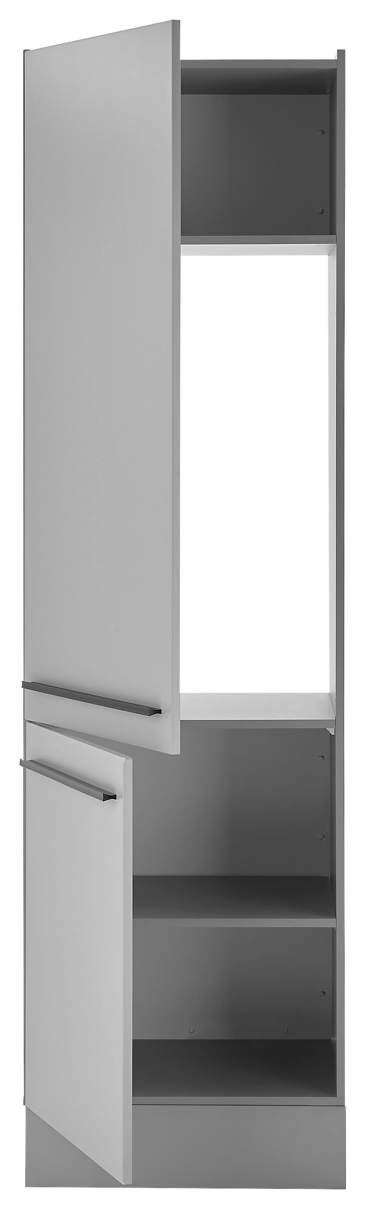 SKŘÍŇKA NA SPOTŘEBIČE DENVER - šedá/černá, Design, kompozitní dřevo/plast (60/211/57cm) - MID.YOU