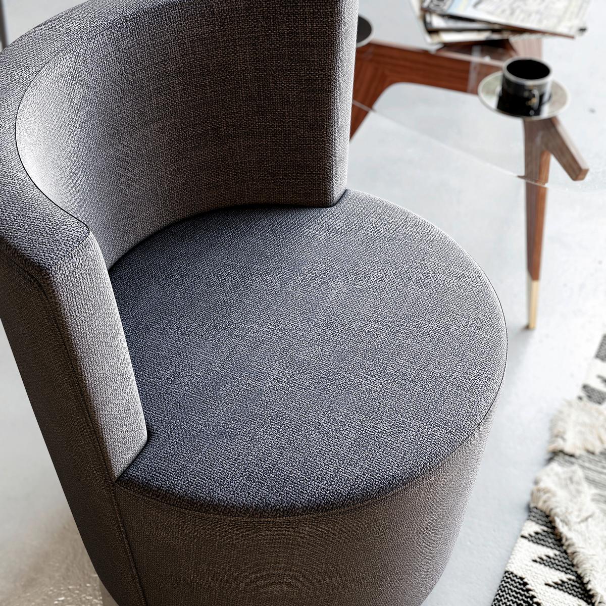 Stuhl Carla Grau B: 62cm - Grau, Design, Textil (62/75/62cm) - Livetastic