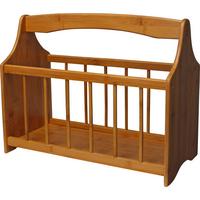 Zeitungsständer Zeta Bambus Natur B: 43 cm mit Tragegriff - Naturfarben, MODERN, Holz (43/34/20,5cm)