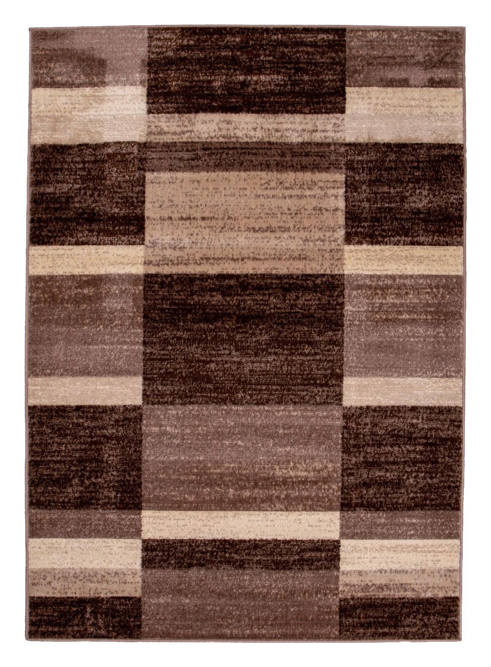 Webteppich Braun Sophia 80x150 cm - Beige, MODERN, Textil (80/150cm) - James Wood