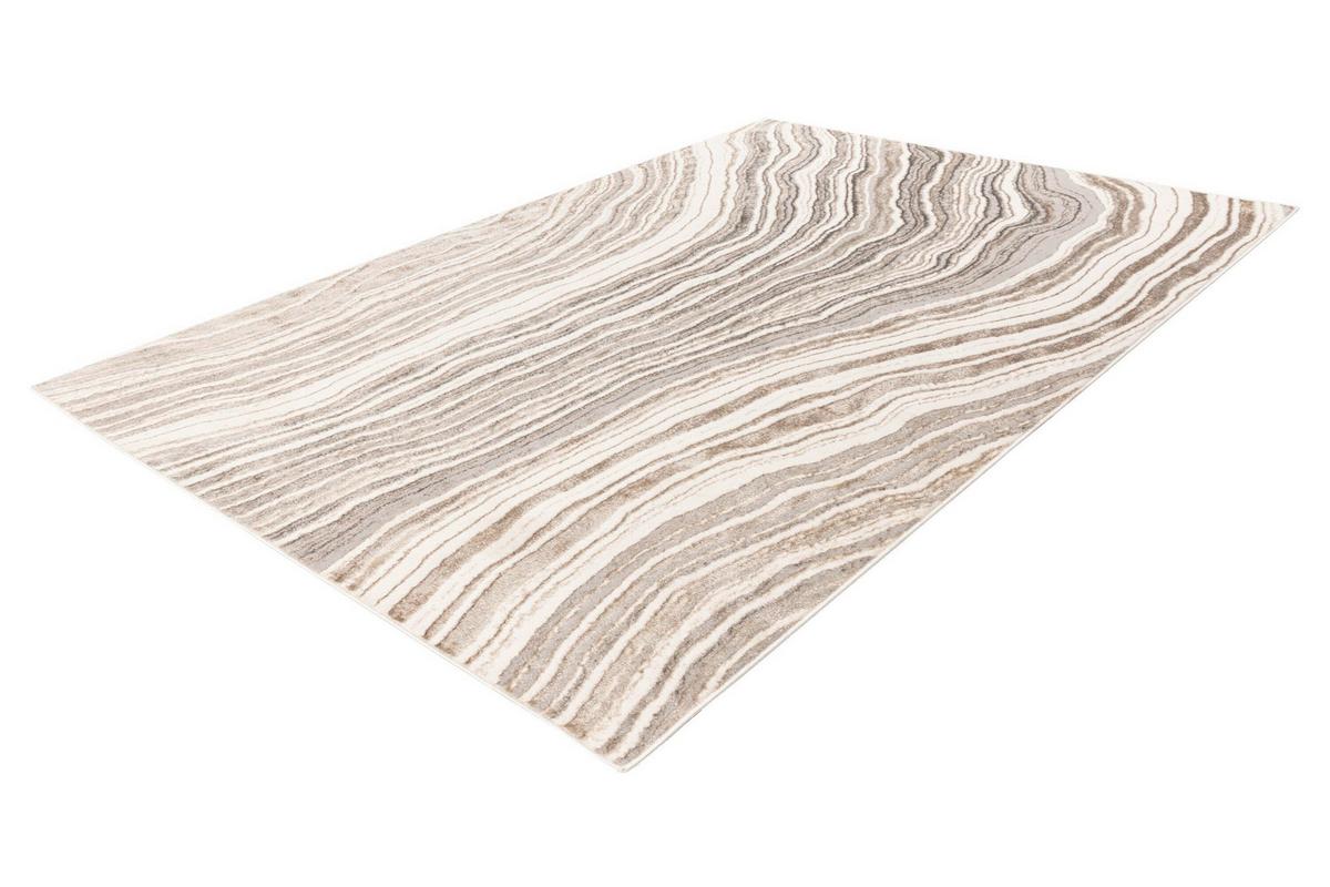 FLACHWEBETEPPICH Silber/Beige, Strapazierfähig - Beige/Silberfarben, Basics, Textil (160/230cm) - Kayoom