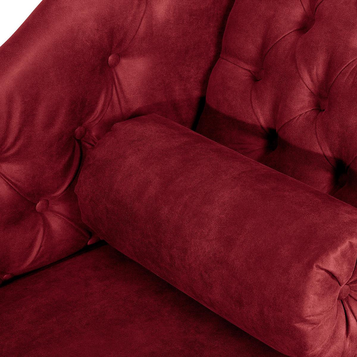 Récamiere Pako Rostfarben B: 185cm - Rostfarben/Braun, Design, Textil (185/93/75cm) - Livetastic