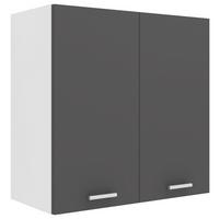 Küchenoberschrank Esilo B: 60 cm Anthrazit/Weiß - Anthrazit/Weiß, KONVENTIONELL, Holzwerkstoff (60/60/31cm) - MID.YOU